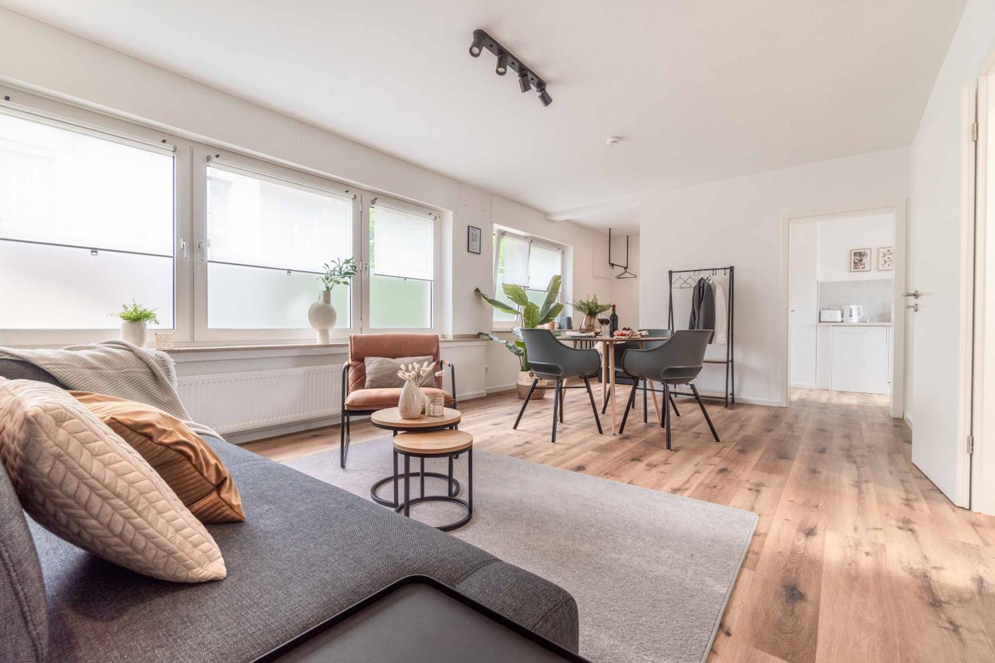 Modern & Minimal - Design-Apartment In Stadtmitte Wesel  Exteriör bild